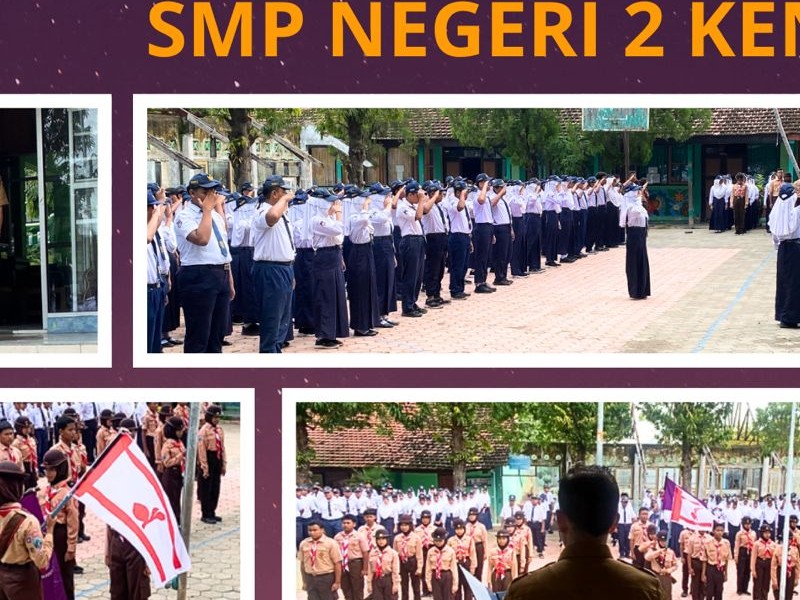 Upacara bendera dan serah terima jabatan pengurus pramuka masa bakti 2026/2027